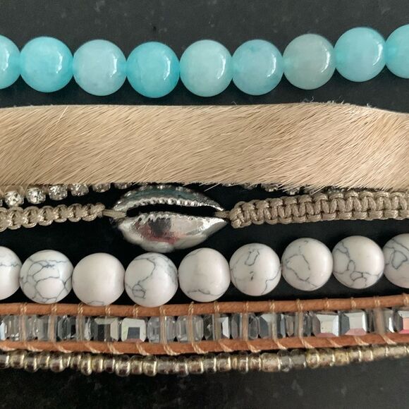 Victoria Emerson Beach Nautical Boho Cuff Bracelet - Picture 4 of 6